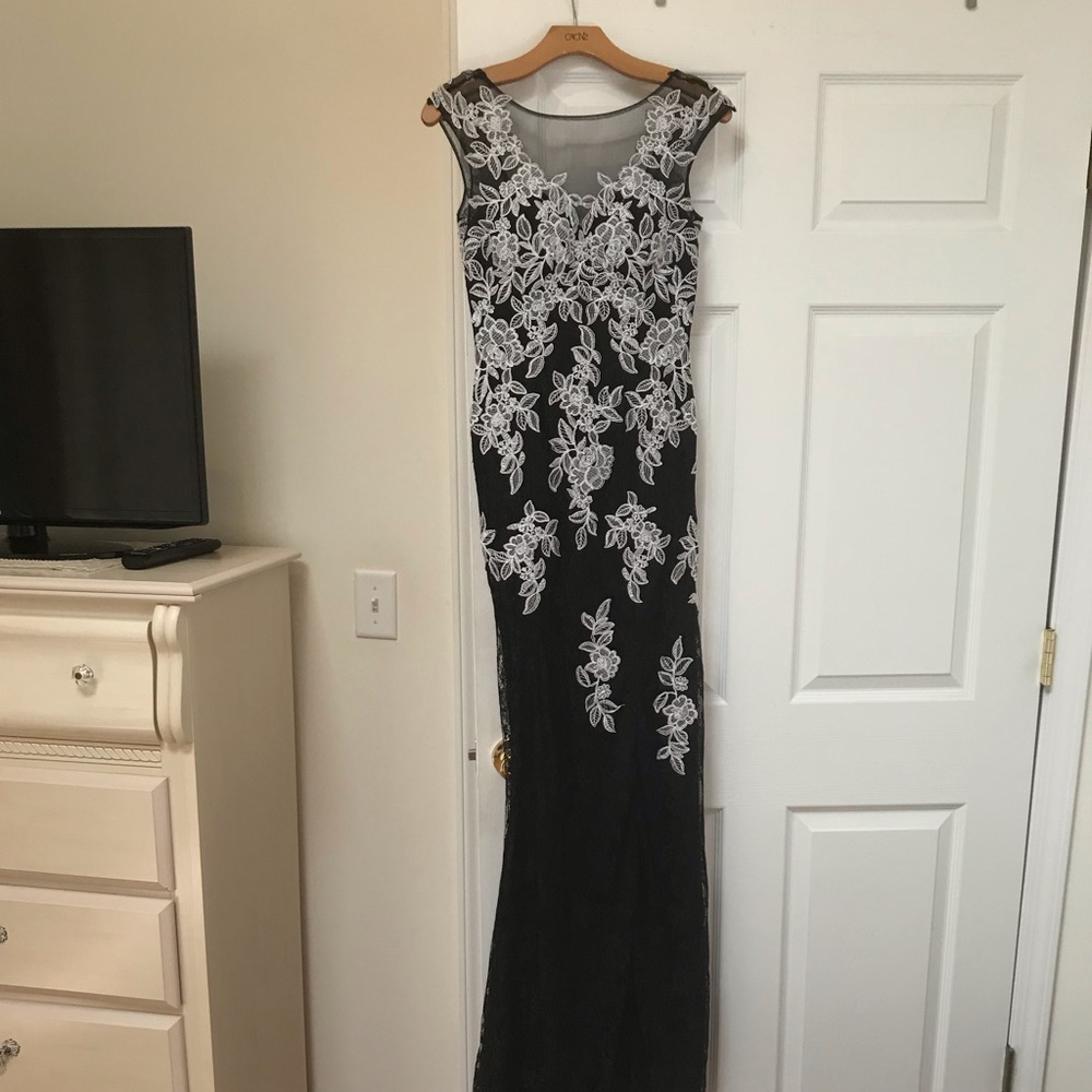 Black and white Jovani dress
